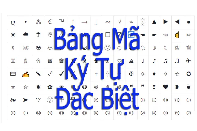 kí tự đặc biệt trong Au