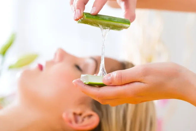 Kết hợp nha đam với nước vo gạo