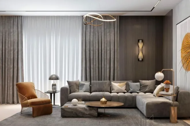Bộ sofa thư giãn 3 băng góc trái cao cấp SF04