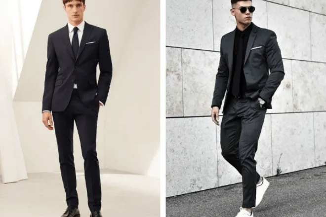 Cách phối hợp trang phục với áo Vest đen