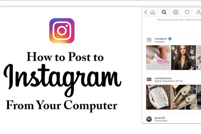 Cách đăng ảnh lên instagram bằng máy tính