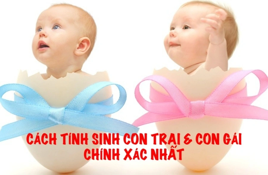 Cách tính sinh con trai, con gái theo tuổi bố mẹ 1 phát trúng đích Cách tính sinh con trai, con gái theo tuổi bố mẹ 1 phát trúng đích