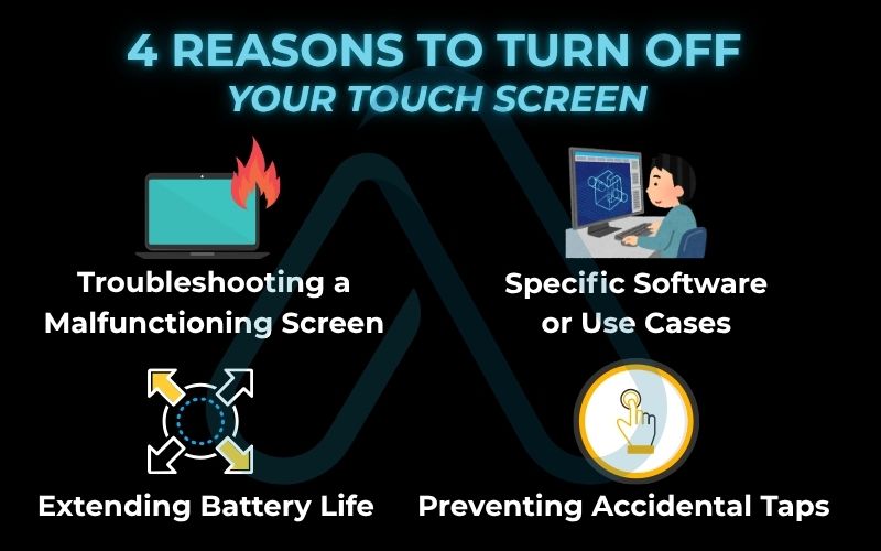 4 Reasons to turn off your touch screen