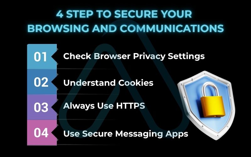 4 Step to secure your browsing and communications 4 step to secure your browsing and communications
