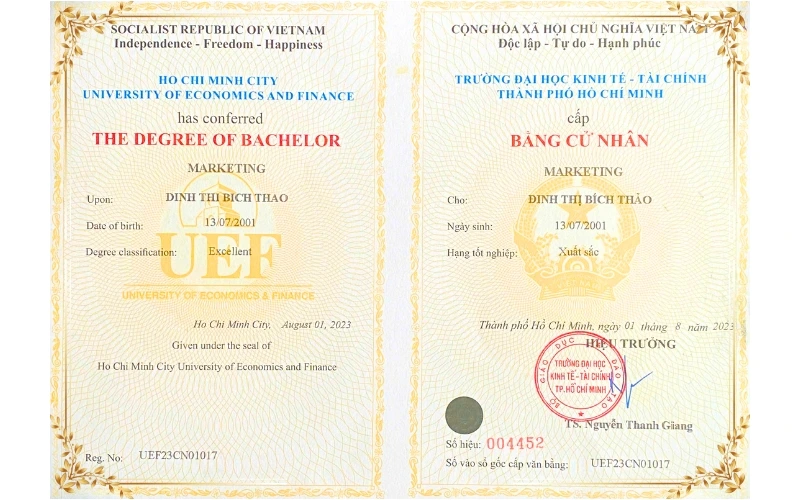 Bachelor of Marketing Management | Eleanor Vance