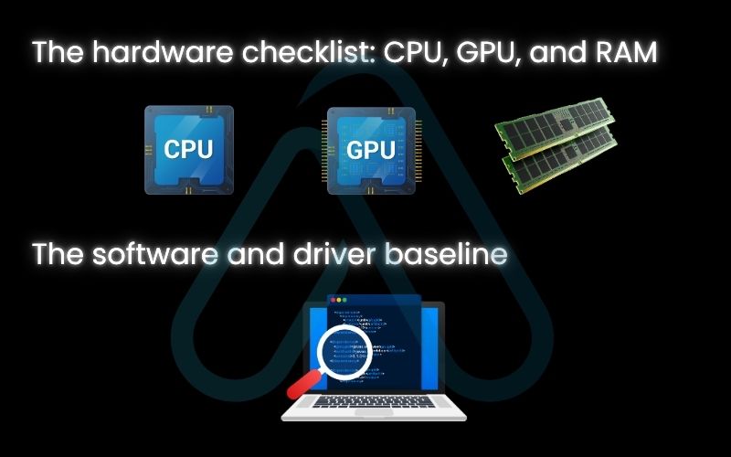 Ensure hardware and software are capable of delivering performance