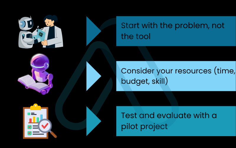 How to choose your first AI tool How to choose your first AI tool