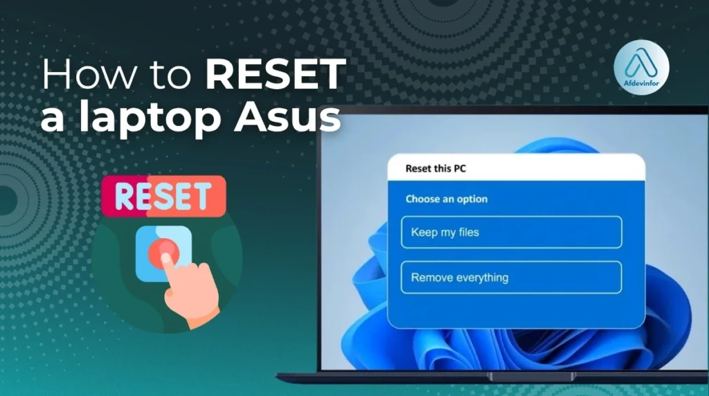 How to reset a laptop Asus