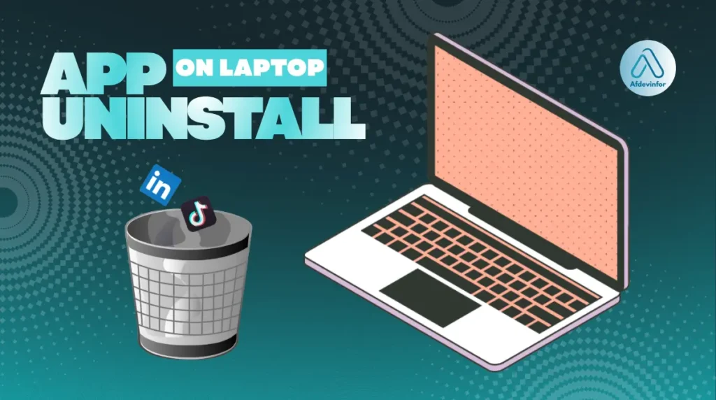 How to uninstall an app on a laptop?