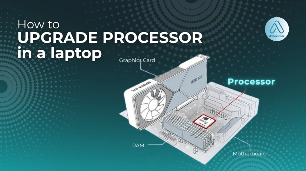 How to upgrade processor in a laptop
