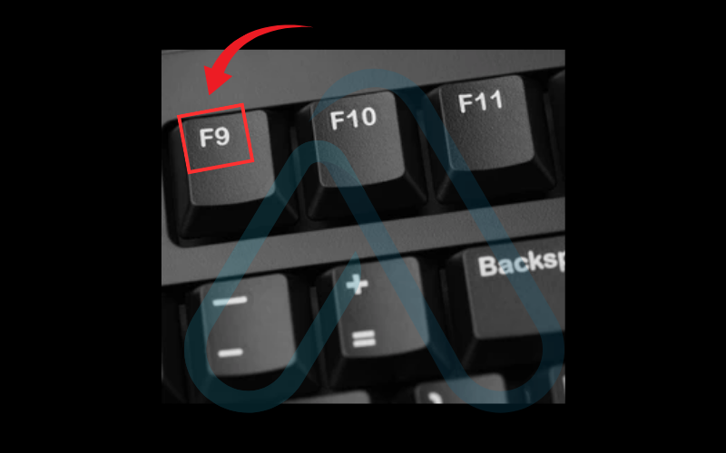 How to use the Asus recovery key F9 method