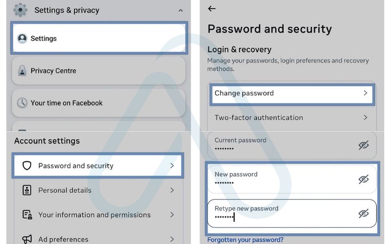 Immediately change your password