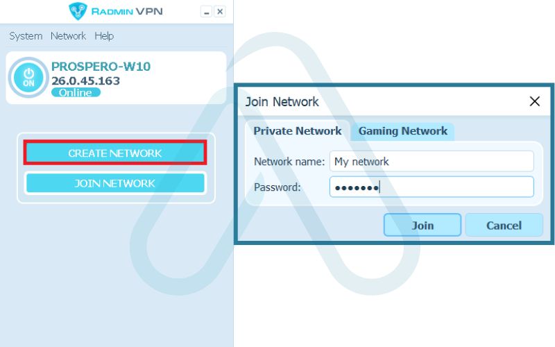 Joining an existing network Joining an existing network