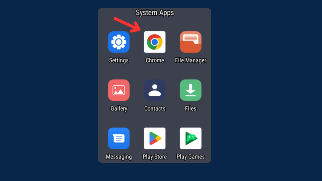 Open Chrome