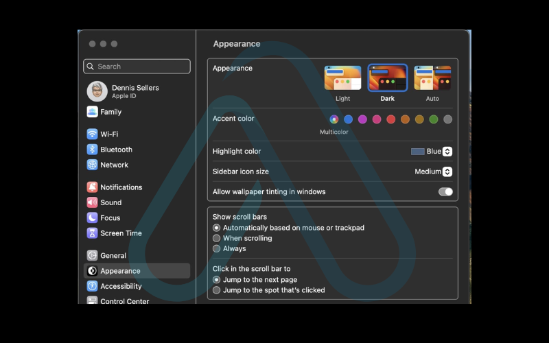 Click the Apple icon in the top-left corner and select System Settings Click the Apple icon in the top-left corner and select System Settings