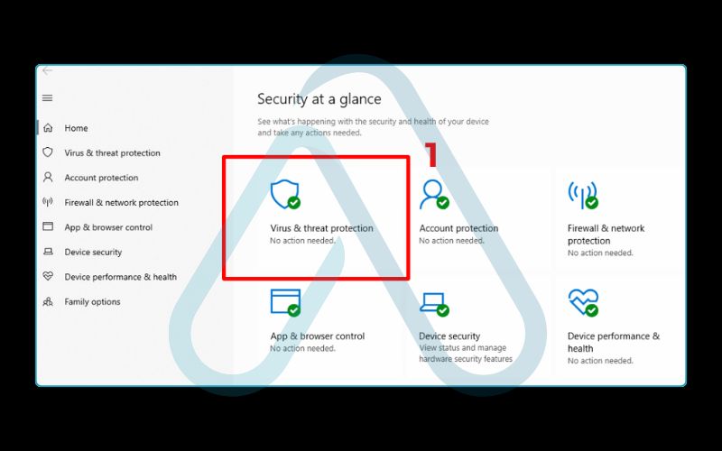 Open Windows Security > Go to Virus threat protection Open Windows Security > Go to Virus threat protection