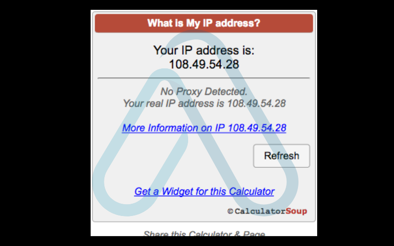 Open your web browser and search for 'what is my IP address' Open your web browser and search for 'what is my IP address'