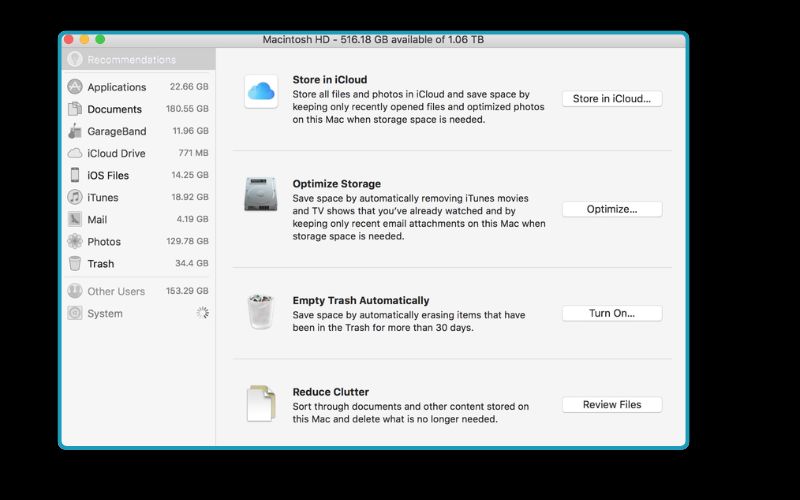 Reduce Clutter and Optimize Storage section Reduce Clutter and Optimize Storage section