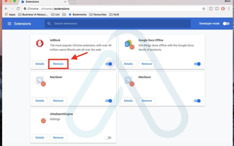 Removing the ad blocker extension permanently Removing the ad blocker extension permanently
