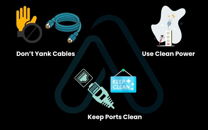 Safe hardware usage and care Safe hardware usage and care