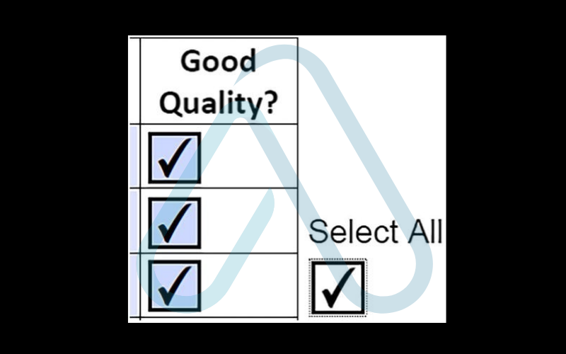 Select Quality and Options Select Quality and Options