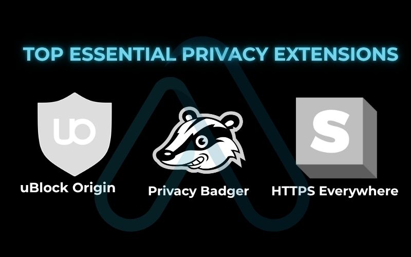 Top essential privacy extensions Top essential privacy extensions
